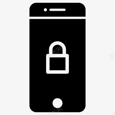 手机锁图案锁安全图标图标