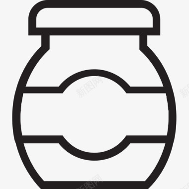 补充药物蛋白质罐图标图标