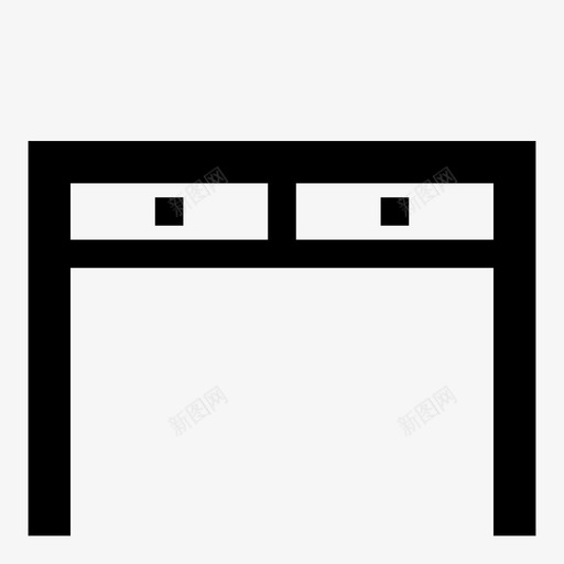 桌子教室桌子架子图标svg_新图网 https://ixintu.com 储藏室 家具内部有用的图标 教室桌子 木制桌子 架子 桌子