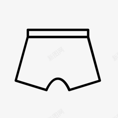 内衣拳击短裤内裤图标图标