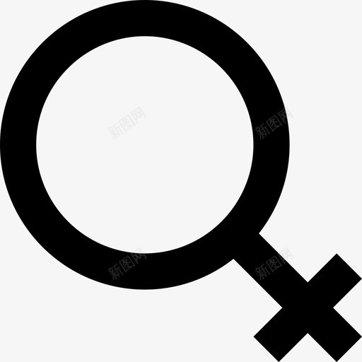 女性性别性别符号金星符号图标svg_新图网 https://ixintu.com 女性性别 性别符号 线要素图标集2 金星符号