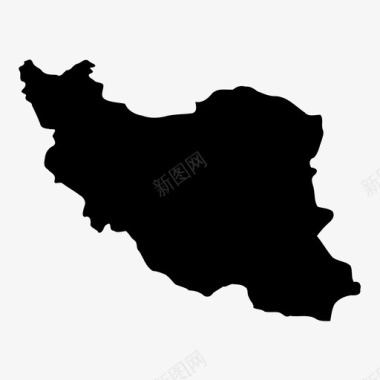 伊朗国家地理图标图标