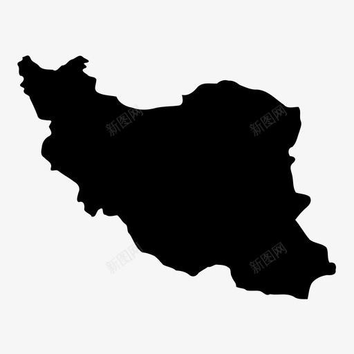 伊朗国家地理图标svg_新图网 https://ixintu.com 中东 伊朗 伊朗地图 国家 地图 地理 德黑兰