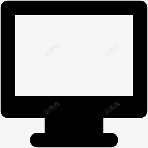 显示器显示屏lcd图标svg_新图网 https://ixintu.com lcd led web和用户界面字体图标 显示器 显示屏 电视