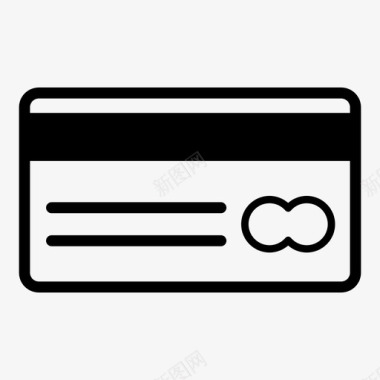 信用卡钱付款图标图标