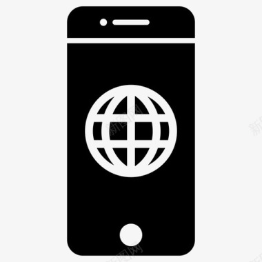 手机浏览器全球语言全球移动图标图标