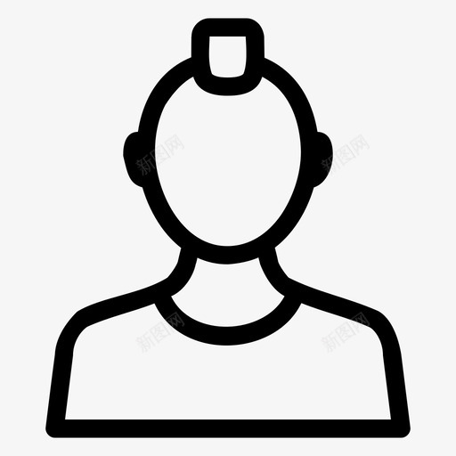 摇杆角色草鹰图标svg_新图网 https://ixintu.com 人 摇杆 朋克 草鹰 角色