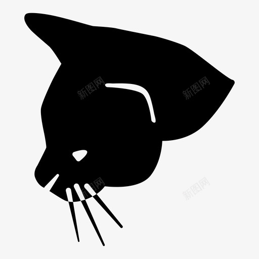 猫动物宠物图标svg_新图网 https://ixintu.com 动物 宠物 猫