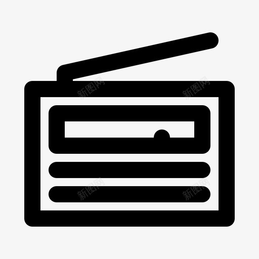 无线电消费电子设备图标svg_新图网 https://ixintu.com 无线电 消费电子 电子设备 硬件 设备