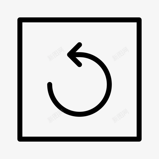 恢复箭头方向图标svg_新图网 https://ixintu.com 恢复 方向 方式 移动 箭头