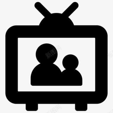 家长指导家庭节目电视图标图标
