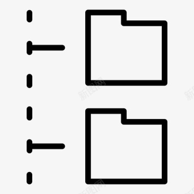 文件夹树类别网络图标图标