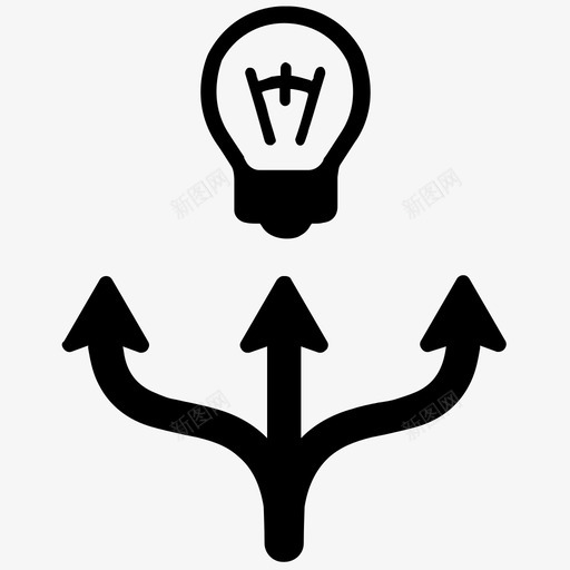 创新方式决策解决方案图标svg_新图网 https://ixintu.com 决策 创新方式 商业计划管理 战略规划 解决方案
