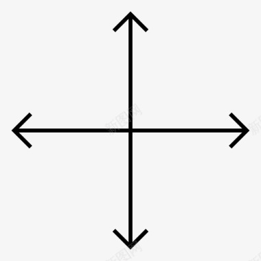 十字箭头方向移动图标图标