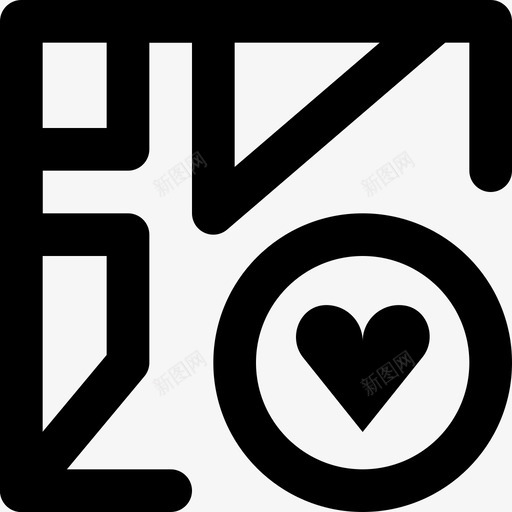 喜欢地图位置导航图标svg_新图网 https://ixintu.com 位置 喜欢地图 大头针 导航 漂亮图标钉位置md轮廓