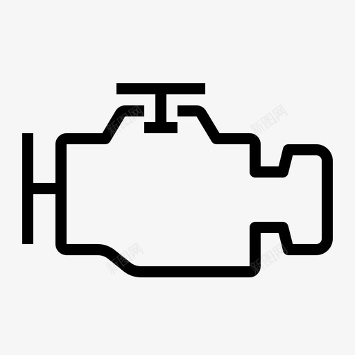 摩托车发动机图标svg_新图网 https://ixintu.com 发动机 摩托车