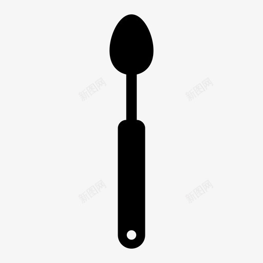 采购产品勺子餐具银器图标svg_新图网 https://ixintu.com 汤匙 采购产品勺子 银器 食物和饮料 餐具