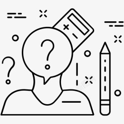 图标1常见问题帮助好奇计算常见问题图标高清图片