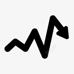 国际流行趋势趋势图表图表上升图标高清图片