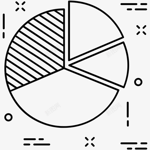 饼图分析业务图图标svg_新图网 https://ixintu.com 业务图 分析 杂项图标1 统计 饼图