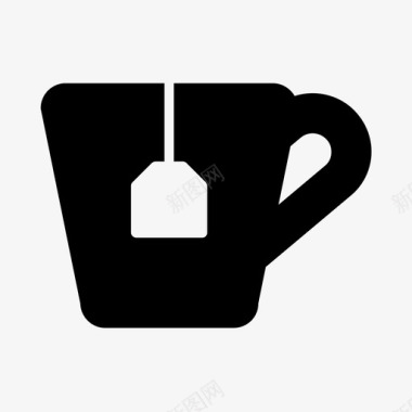 一杯茶饮料茶馆图标图标