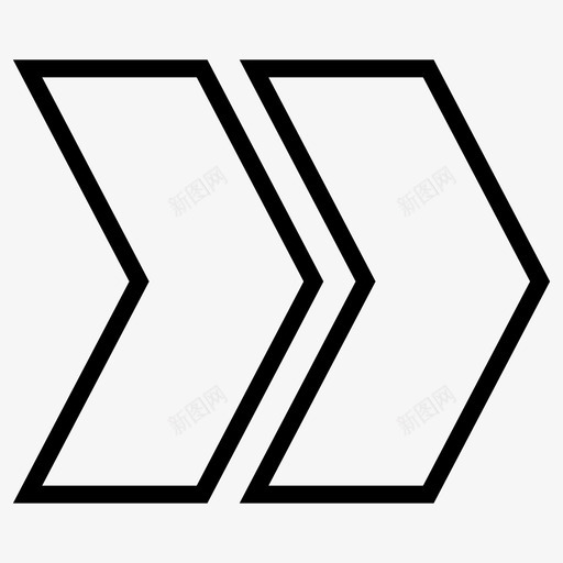 速度箭头方向图标svg_新图网 https://ixintu.com 右 方向 箭头 箭头vol2 速度