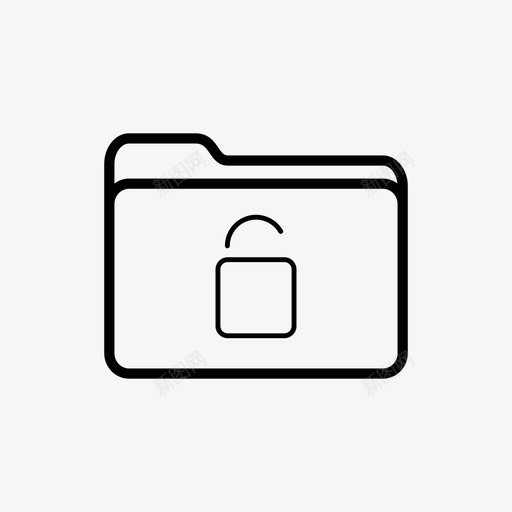 解锁文件夹文件夹安全性图标svg_新图网 https://ixintu.com 安全性 文件夹 解锁文件夹