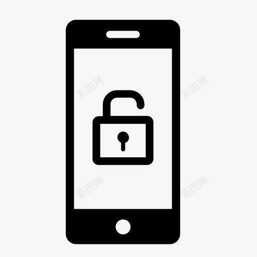 解锁手机应用程序代码图标svg_新图网 https://ixintu.com pin 代码 密码 应用程序 手机通行证 解锁手机