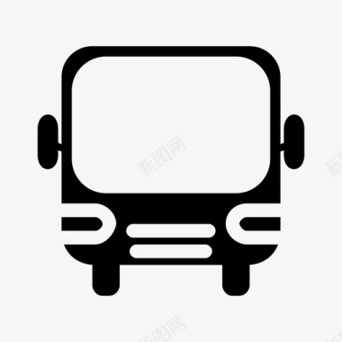 公交车城市巴士精品巴士图标图标