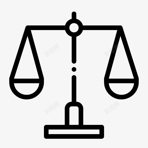 正义平衡法庭图标svg_新图网 https://ixintu.com 平衡 正义 法庭 法律 法律和正义
