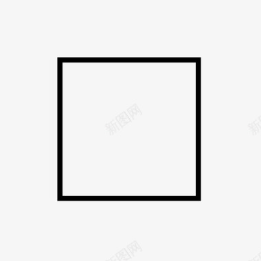正方形几何多边形图标图标