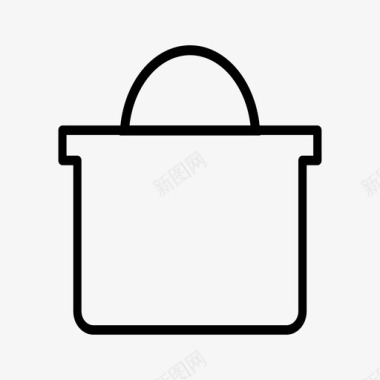 购物袋采购购物车图标图标