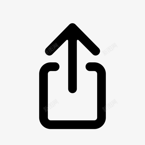 上传发送分享图标svg_新图网 https://ixintu.com 上传 分享 发送