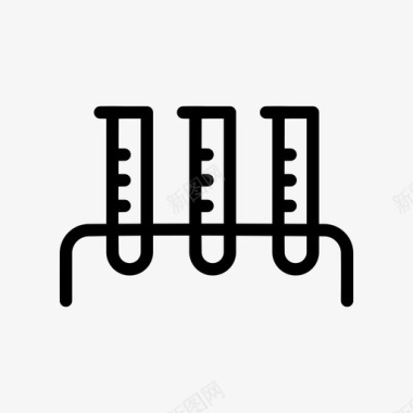 烧杯炼金术化学图标图标