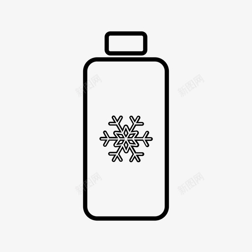 水瓶冷水塑料瓶图标svg_新图网 https://ixintu.com 冷水 塑料瓶 水瓶 雪