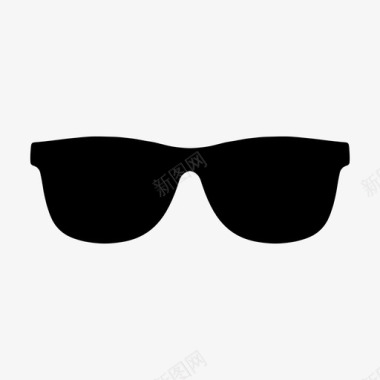 太阳镜眼镜衣服和配件图标图标