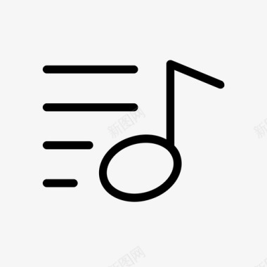 音乐音符旋律音乐家图标图标