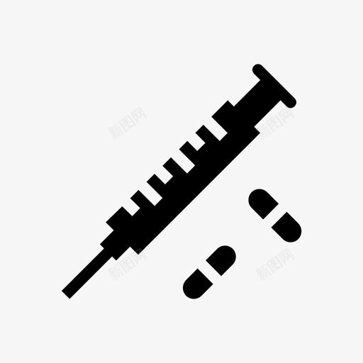 类固醇药物激素图标svg_新图网 https://ixintu.com 古饮食铭文 注射剂 激素 类固醇 药丸 药物