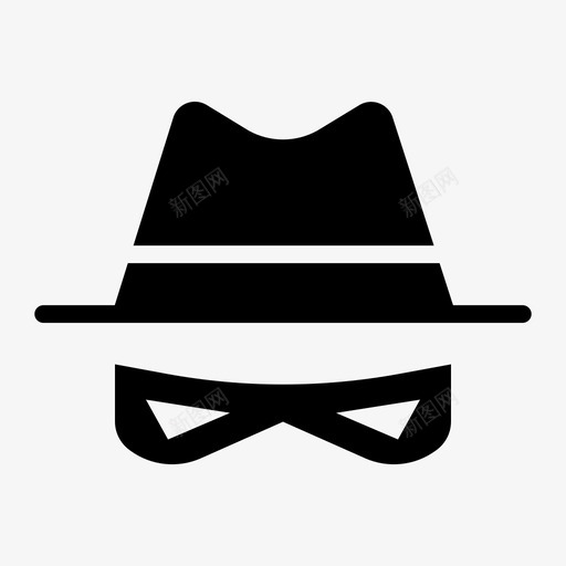 小偷窃贼帽子图标svg_新图网 https://ixintu.com 小偷 帽子 强盗 抢劫 法律和正义雕文 窃贼