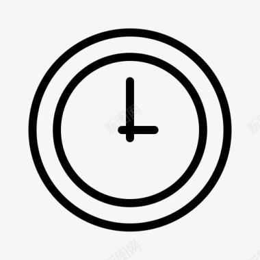 钟表消费电子产品设备图标图标