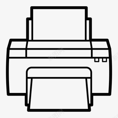 打印机激光打印机办公室打印机图标图标