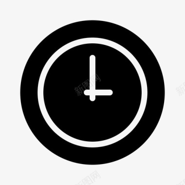 钟表消费电子产品设备图标图标