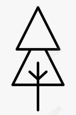 树自然木头图标图标