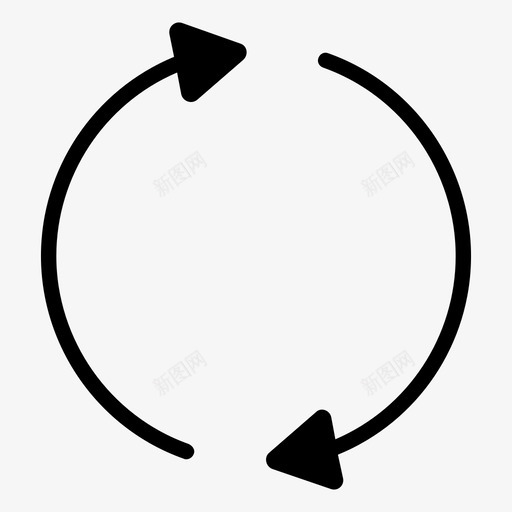 刷新更改循环图标svg_新图网 https://ixintu.com 切换 刷新 循环 更改 转换 通用电线图标包