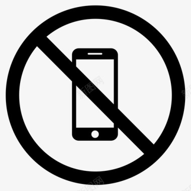 没有电话手机禁止图标图标