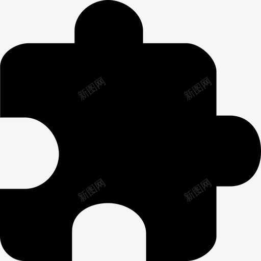 拼图游戏部件图标svg_新图网 https://ixintu.com 拼图 游戏 用户界面图标 部件
