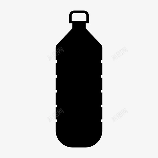塑料瓶圆筒牛奶图标svg_新图网 https://ixintu.com 圆筒 圆筒状 塑料瓶 水 油 牛奶