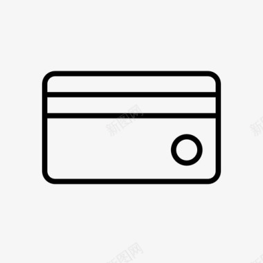 信用卡银行现金图标图标