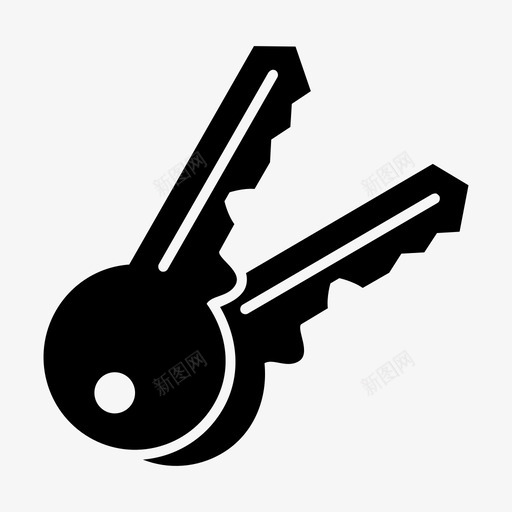 钥匙管理员房子钥匙图标svg_新图网 https://ixintu.com 万能钥匙 房子钥匙 房间钥匙 管理员 钥匙