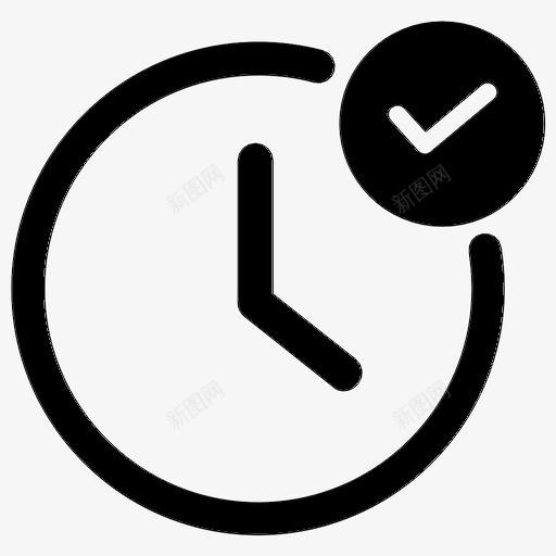 时钟检查历史记录时间图标svg_新图网 https://ixintu.com 历史记录 时钟检查 时间 时间接受 计时